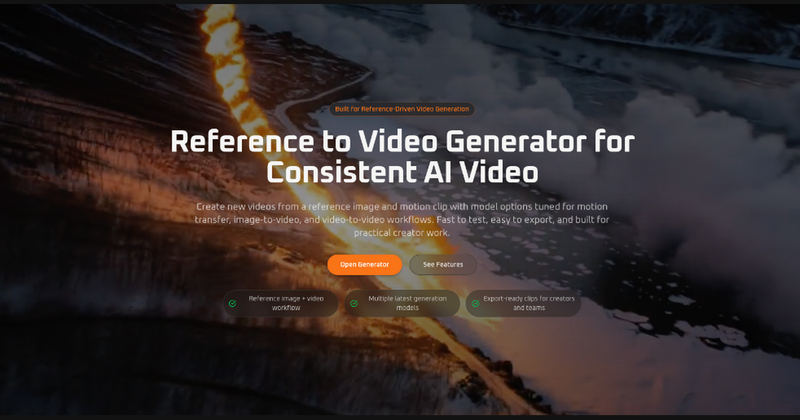 image of Reference to Video Generator image of Reference to Video Generator
