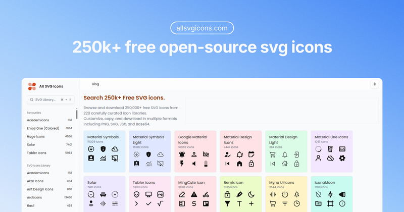image of All SVG Icons