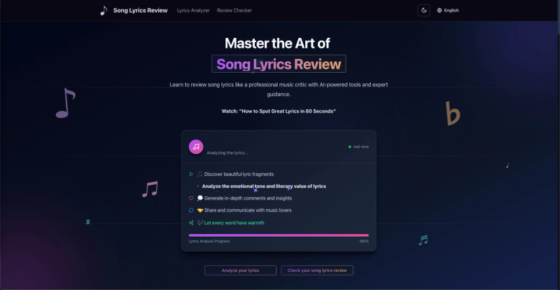 image of Song Lyrics Review