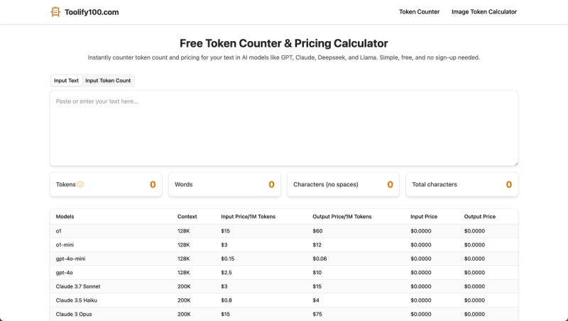 image of Free Token Counter