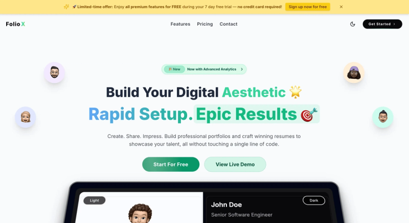 image of FolioX.me image of FolioX.me