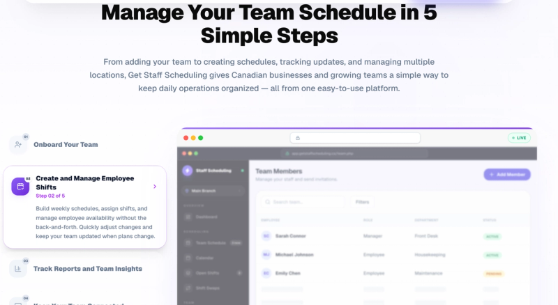 image of Staff Scheduling