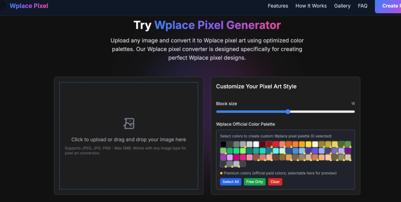 image of wplace pixel