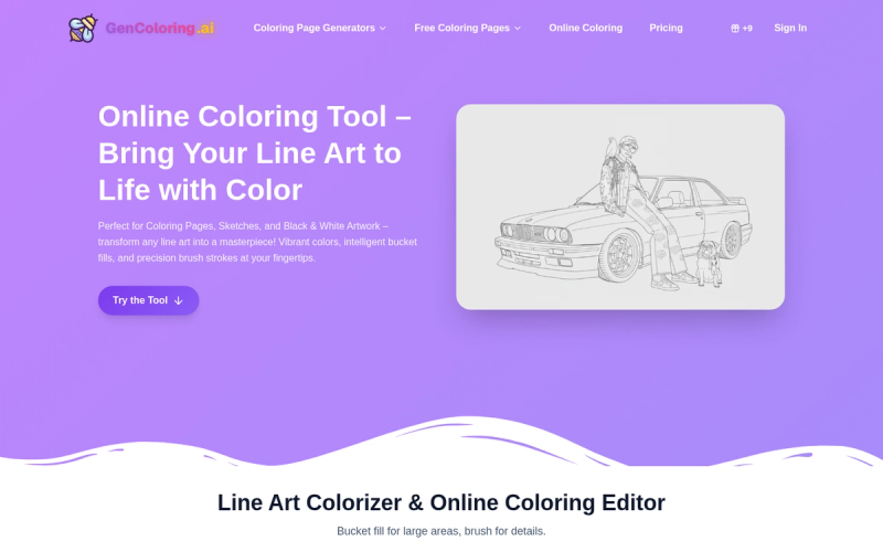image of GenColoring.ai