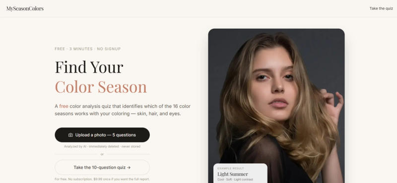 image of MySeasonColors