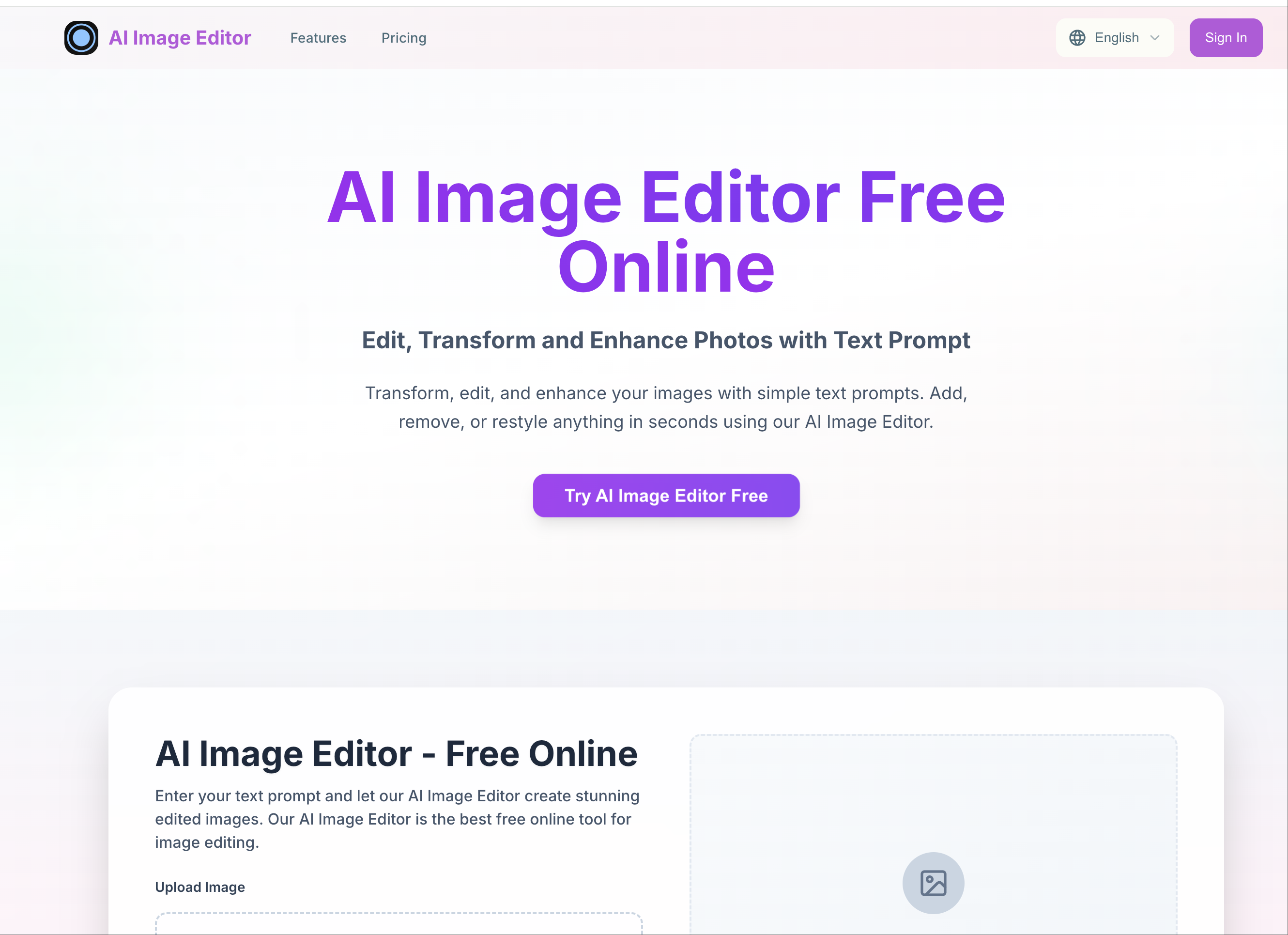 ai image editor logo