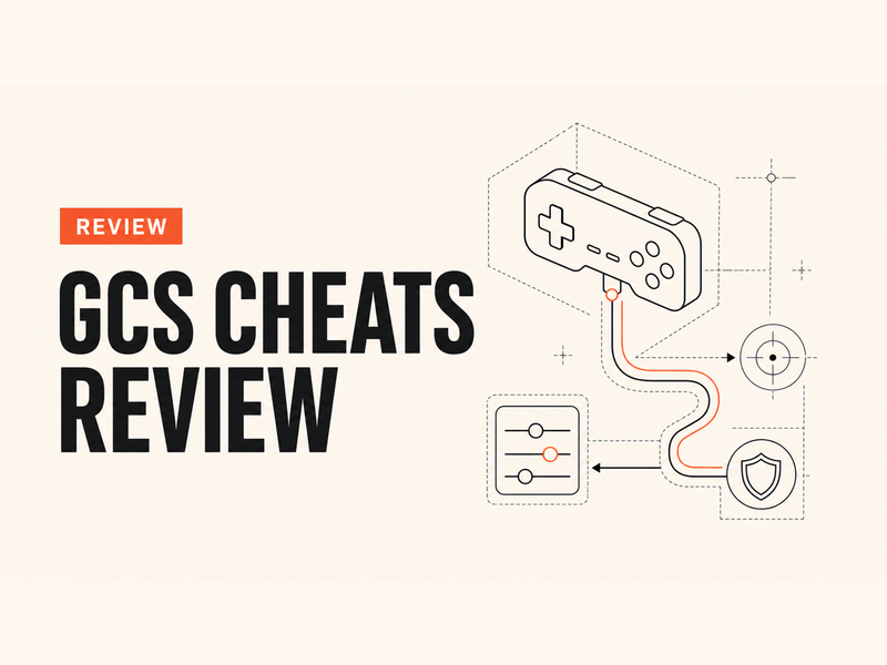 GCS Cheats Review technical wireframe cover illustration GCS Cheats Review technical wireframe cover illustration