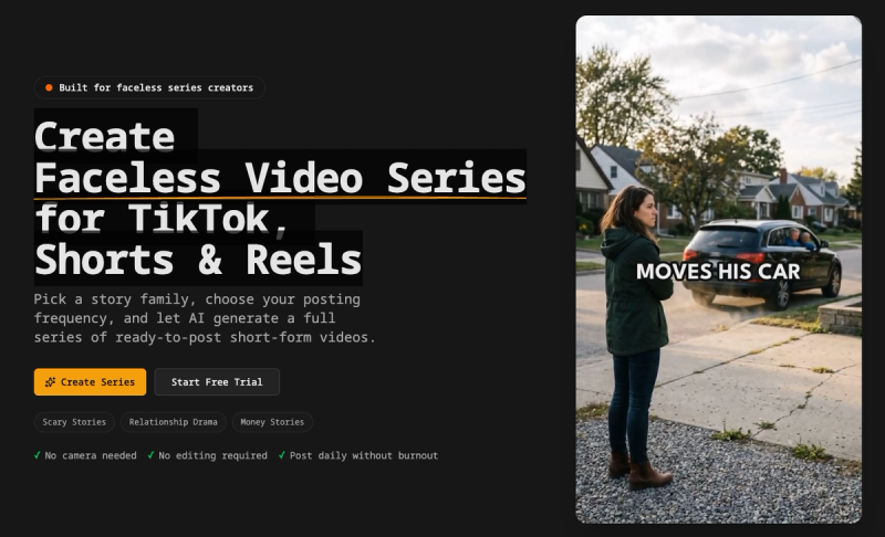 image of Faceless Video