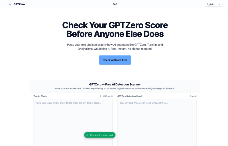 image of GPTZero Online image of GPTZero Online