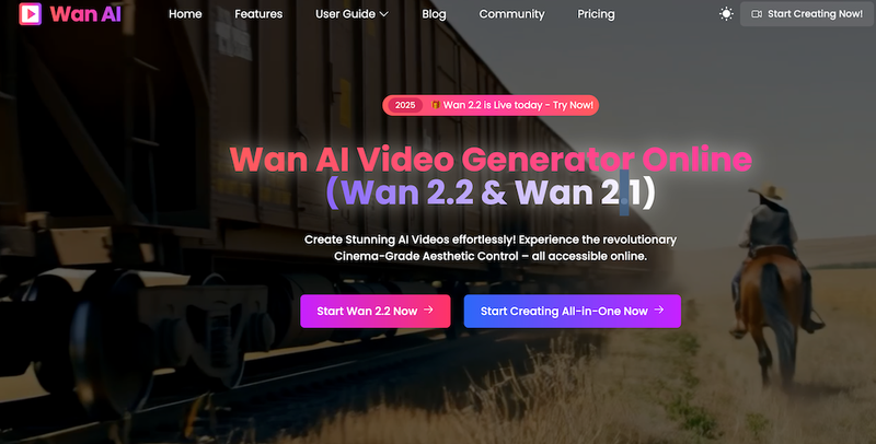 image of Wan AI (Wan 2.2 and Wan 2.1)