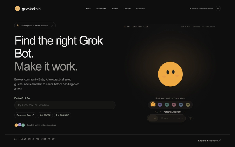 image of Grok Bot Wiki