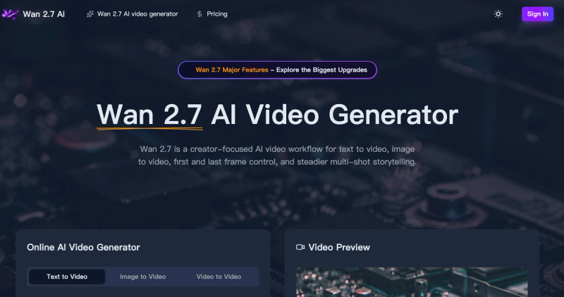 image of Wan 2.7 AI