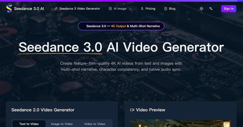 image of Seedance 3.0 AI image of Seedance 3.0 AI