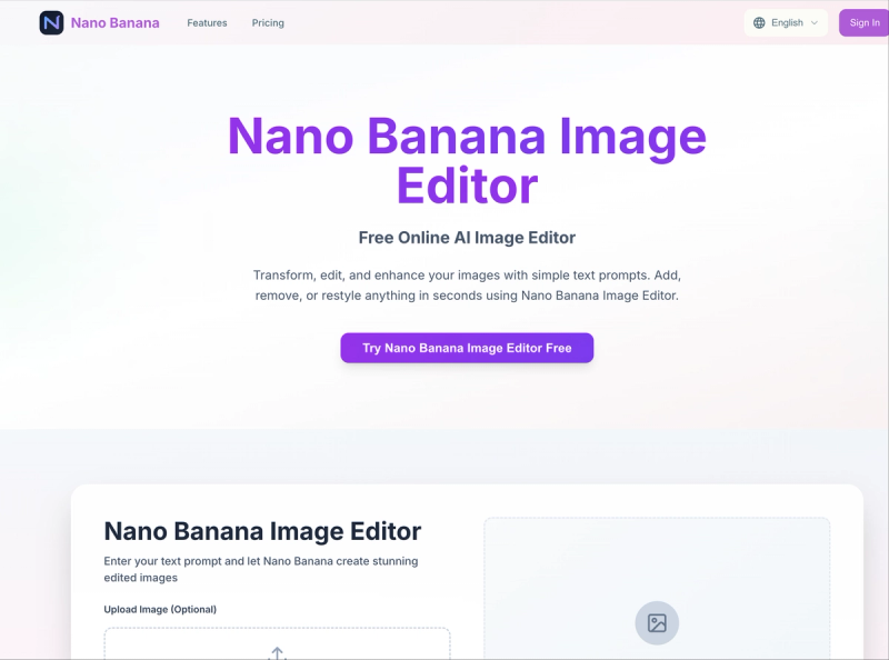 image of nano banana ai