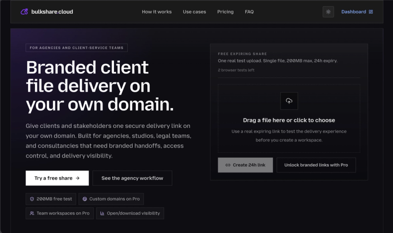 image of BulkShare.cloud image of BulkShare.cloud