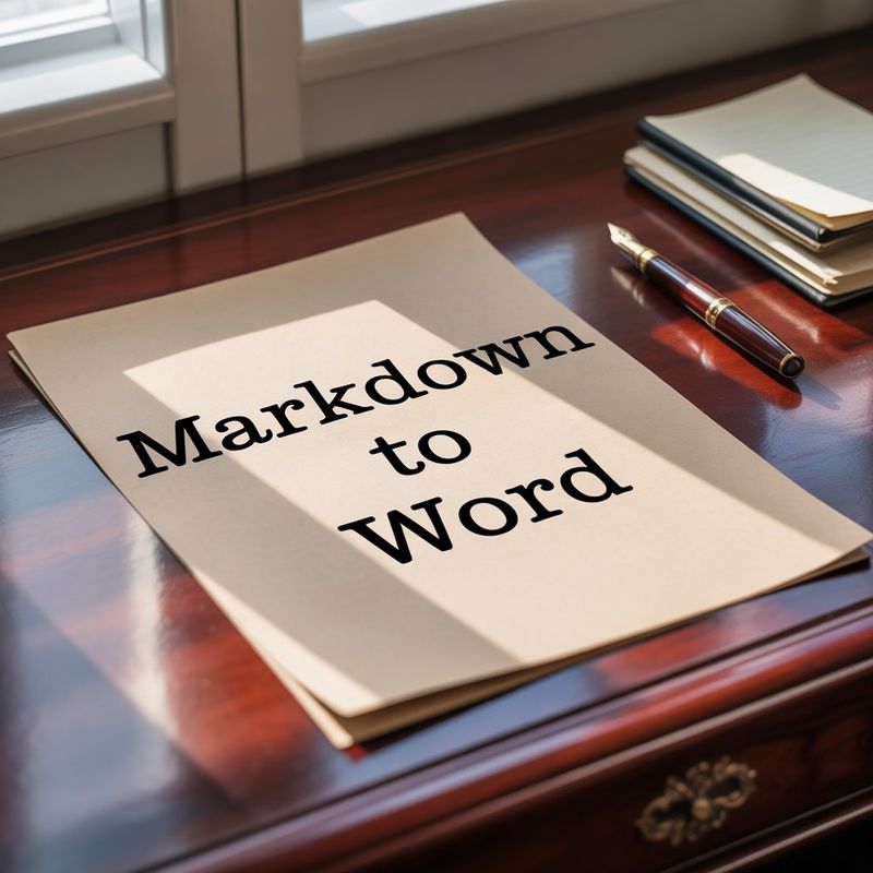 image of Markdown to Word Converter