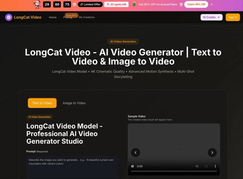 image of longcat video