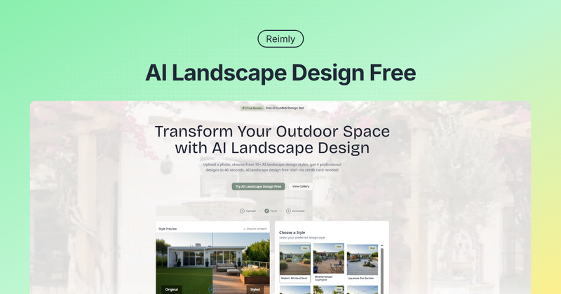 image of Reimly - AI landscape design