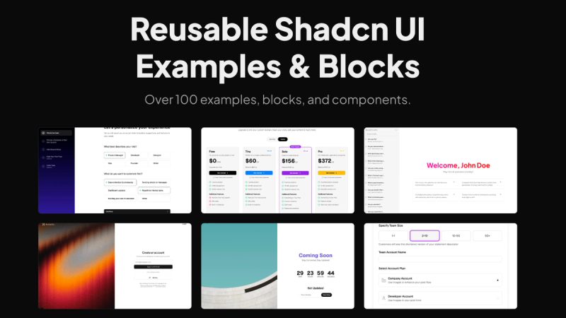 image of Shadcn Examples image of Shadcn Examples