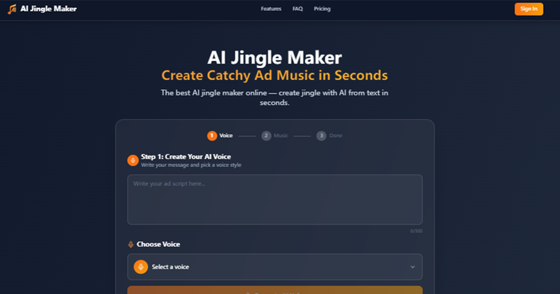 image of AI Jingle Maker