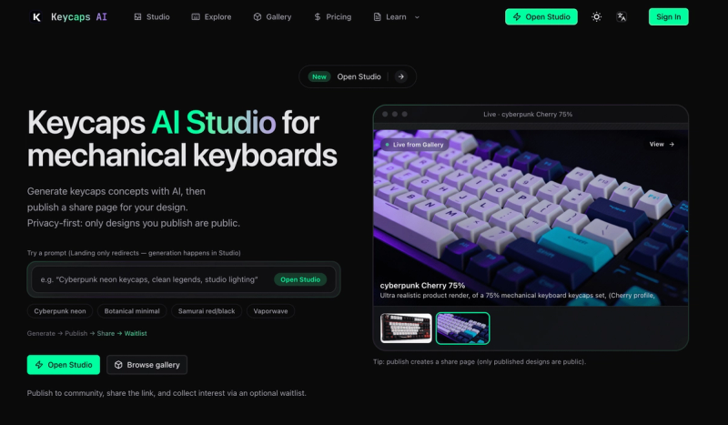 image of Keycaps AI