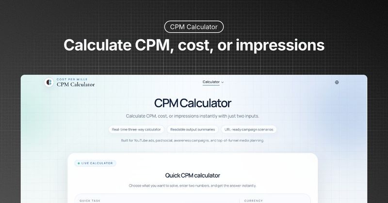 image of CPM Calculator