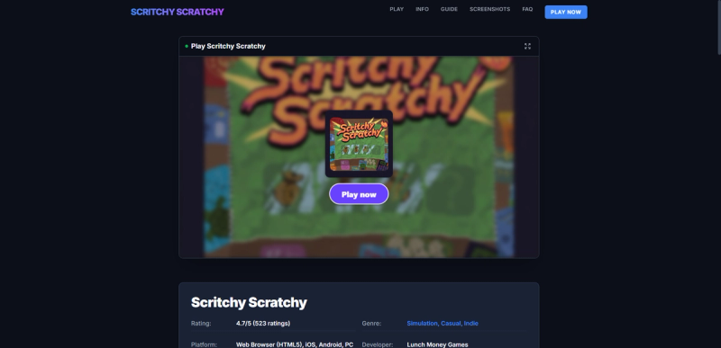 image of Scritchy Scratchy image of Scritchy Scratchy