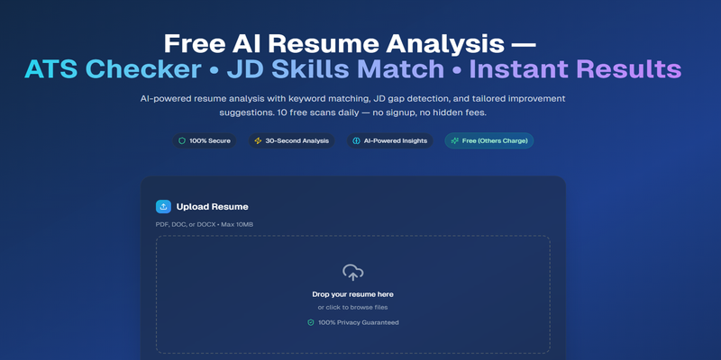 image of AI ATS Checker