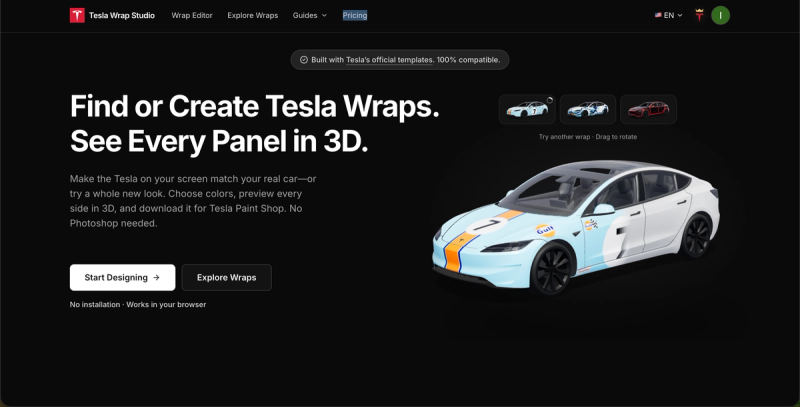 image of Tesla Wrap Studio