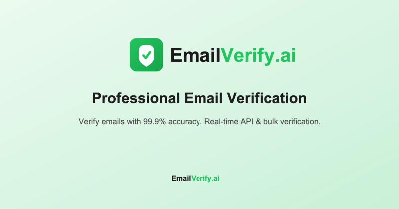 image of EmailVerify.ai image of EmailVerify.ai