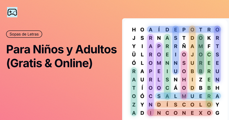 image of Sopas de Letras