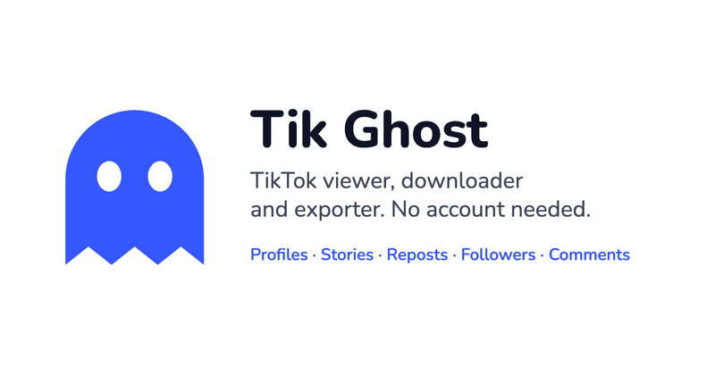image of TikGhost