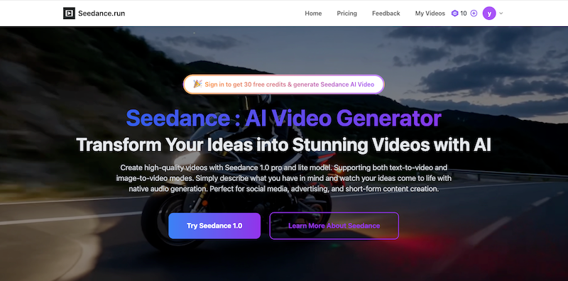 image of Seedance AI