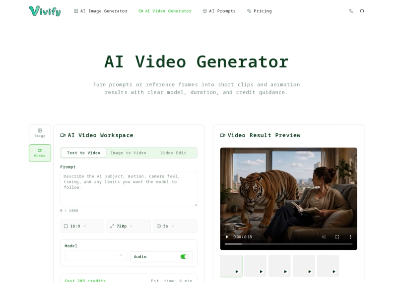 image of Vivify AI Video Generator image of Vivify AI Video Generator