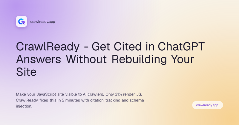 image of CrawlReady