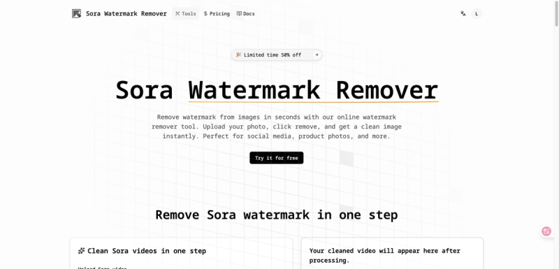 image of Sora Watermark Remover