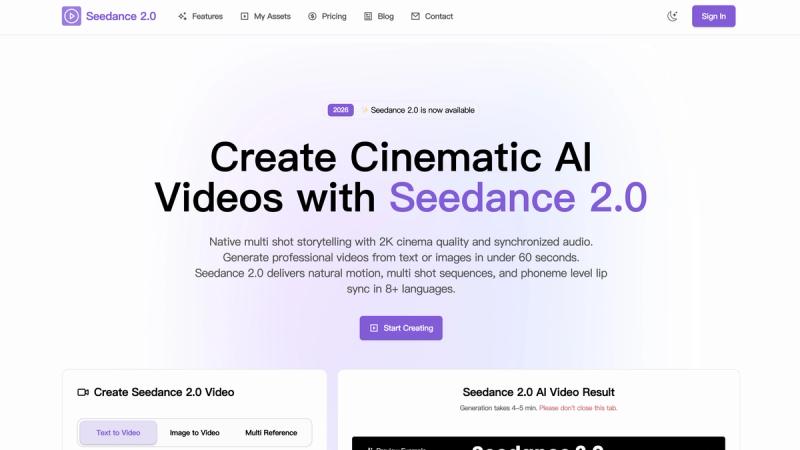 image of seenia.ai video maker