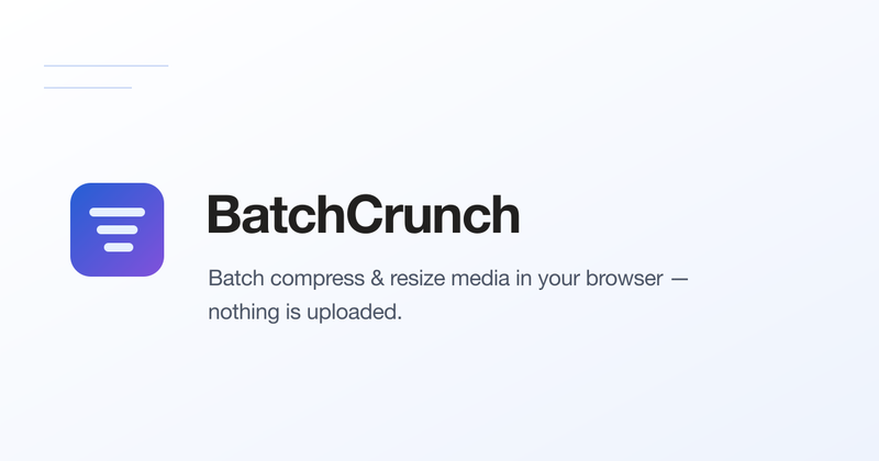 image of BatchCrunch image of BatchCrunch