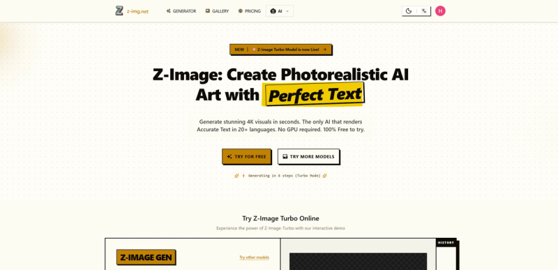 image of Z-Image Generator image of Z-Image Generator