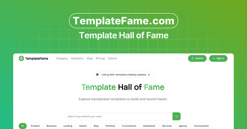 image of TemplateFame