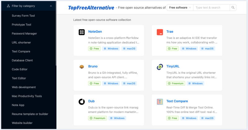 image of TopFreeAlternative