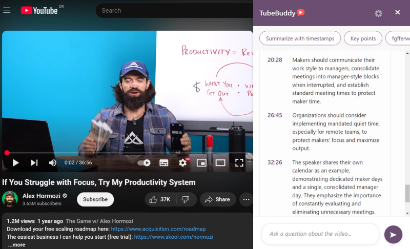 image of TubeBuddy - Chat with videos
