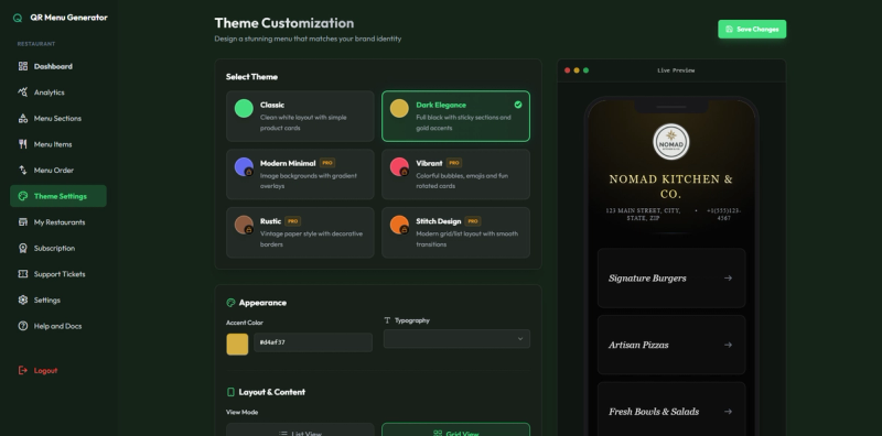 image of QR Menu Generator image of QR Menu Generator