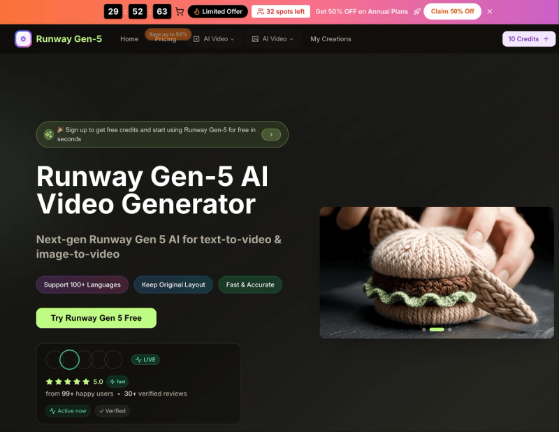 image of runway video