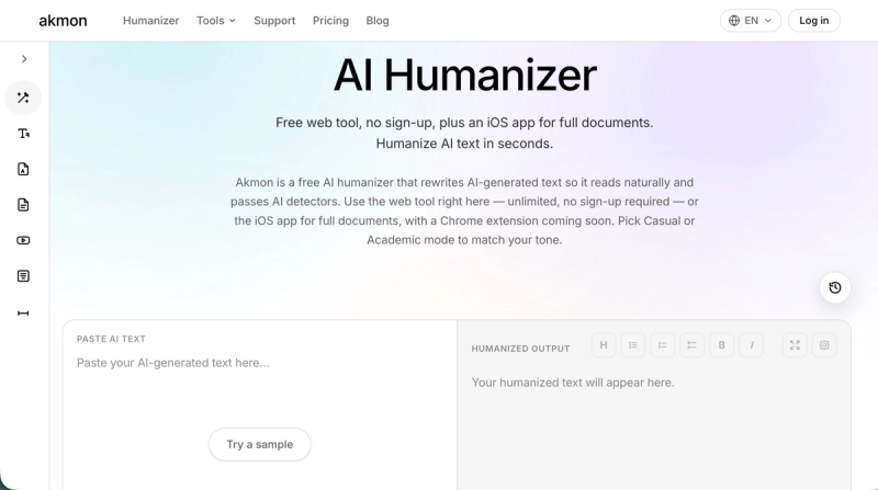 image of Akmon – AI humanizer 