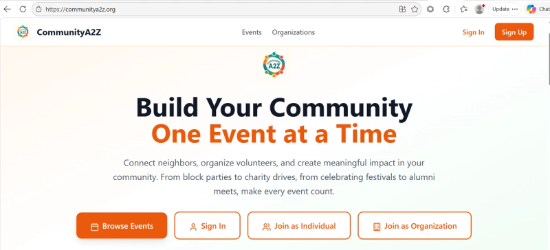 image of CommunityA2Z image of CommunityA2Z