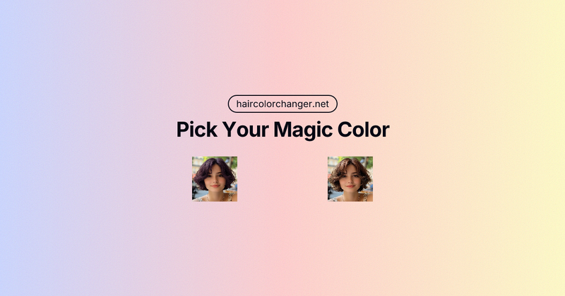 image of AI Hair Color Changer