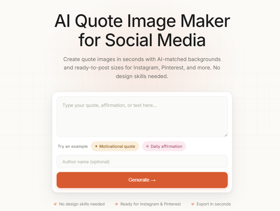Quote Image Maker logo