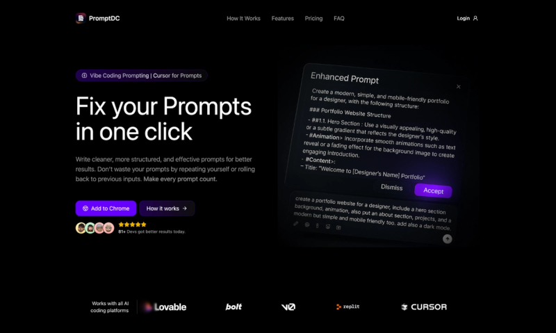 image of PromptDC - Cursor for Prompts
