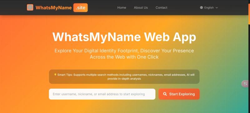 image of WhatsMyName Web App